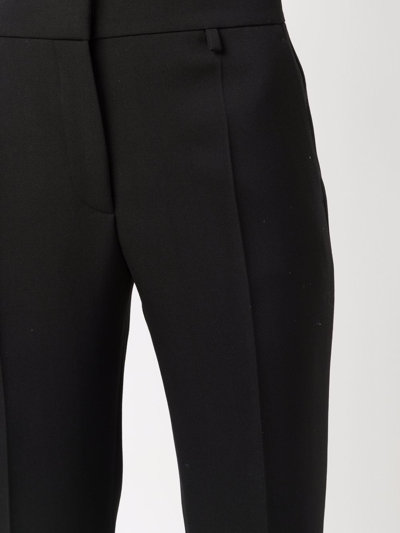 Shop Givenchy High-waisted Trousers In Black
