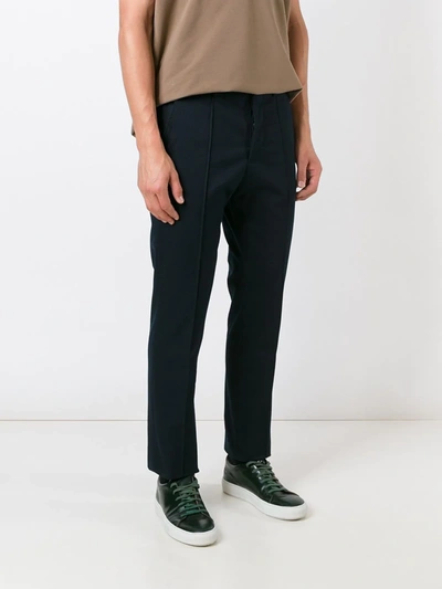 Shop Marni Tailored Trousers In Blue