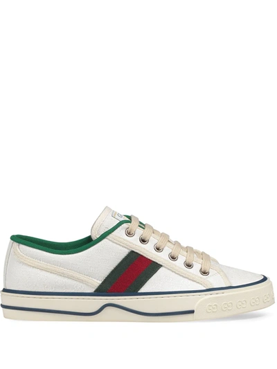 Shop Gucci Tennis 1977 Sneakers In White