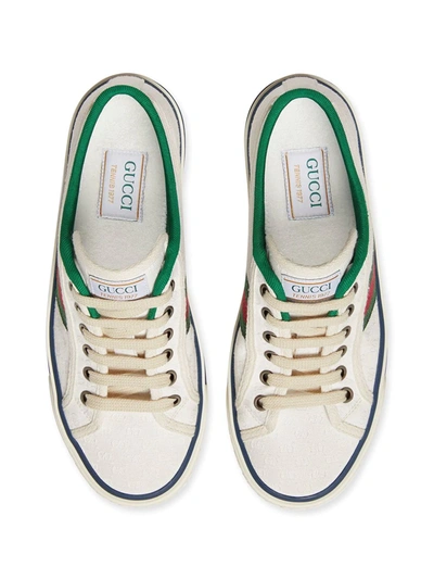 Shop Gucci Tennis 1977 Sneakers In White