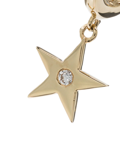 Shop Andrea Fohrman Hoop Star Single Earring In Gold