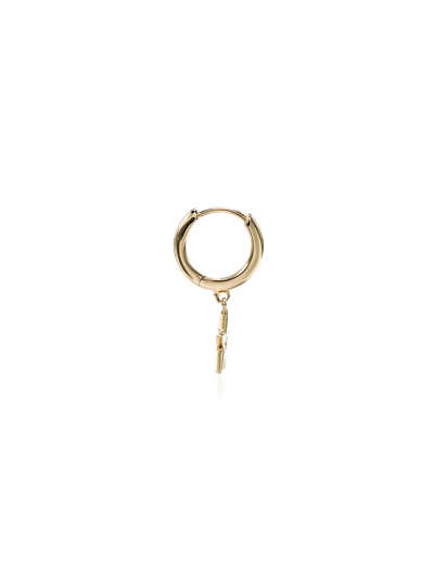Shop Andrea Fohrman Hoop Star Single Earring In Gold