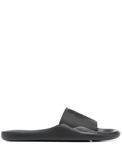 Kenzo Flats In Black Rubber/plasic In Black