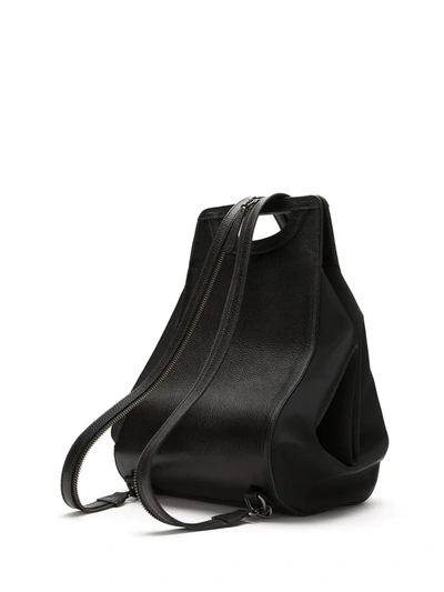 Shop Sarah Chofakian Multifuncional Leather Tote Bag In Black