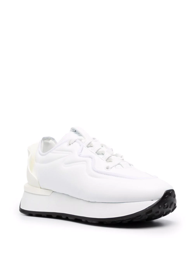 Shop Le Silla Running Petalo Sneakers In White
