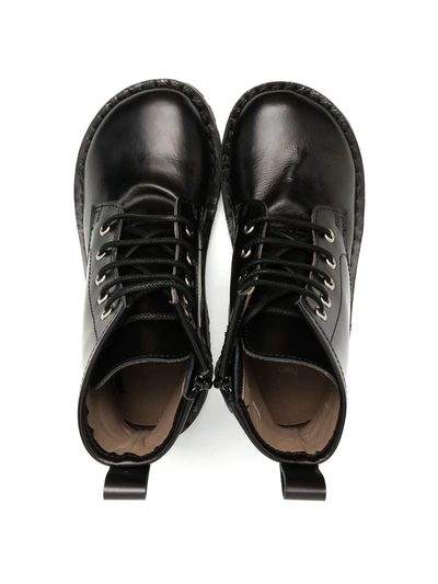 Shop Pèpè Lace-up Ankle Boots In Black