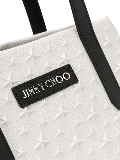 Shop Jimmy Choo Sofia Tote In Neutrals