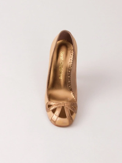 Sarah Chofakian High-heel Pumps In Brown
