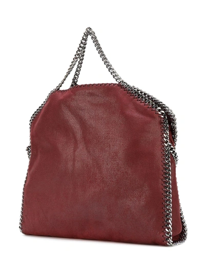 Shop Stella Mccartney Large Falabella Tote In Red