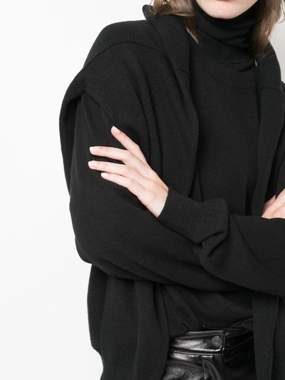 Shop Alexander Wang Cardigan Sweatshirt In Black