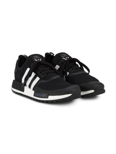 Shop Adidas X White Mountaineering Black Nmd R1 Trail Trainers