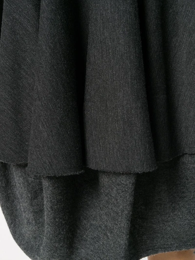 Pre-owned Comme Des Garçons 1990's Midi Skirt In Grey