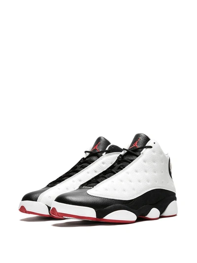 Shop Jordan Air  Retro 13 "he Got Game" Sneakers In White