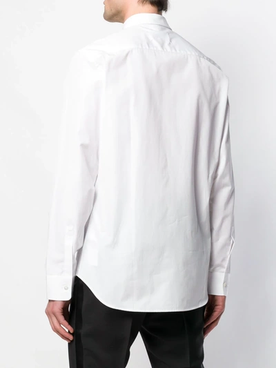 Shop Maison Margiela Concealed Fastening Shirt In White