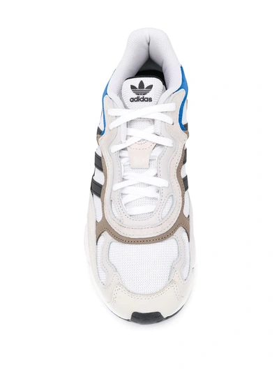 Shop Adidas Originals Temper Run Sneakers In White