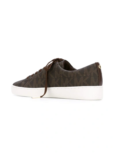 Shop Michael Michael Kors 'keaton' Sneakers In Brown