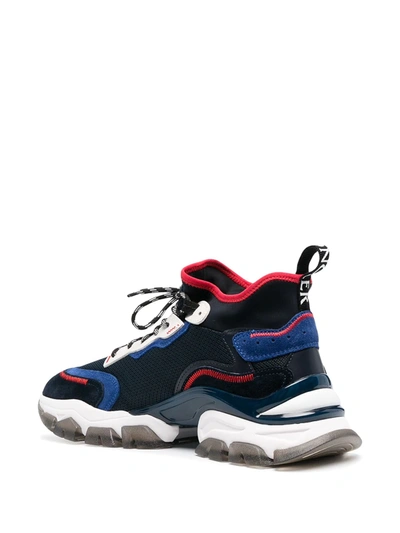 Shop Moncler Leave No Trace Sneakers In Blue
