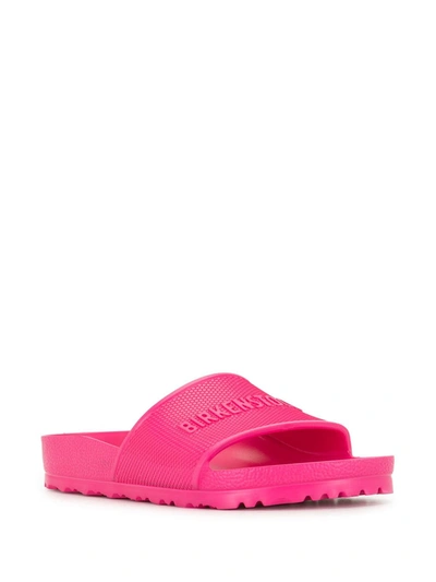 Shop Birkenstock Barbados Eva Slides In Pink