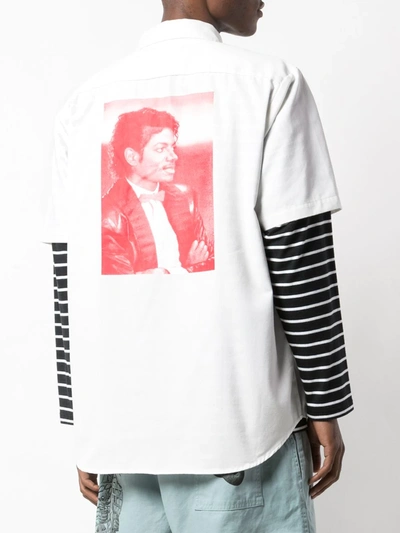 Shop Supreme Michael Jackson S/s Work Shirt In White