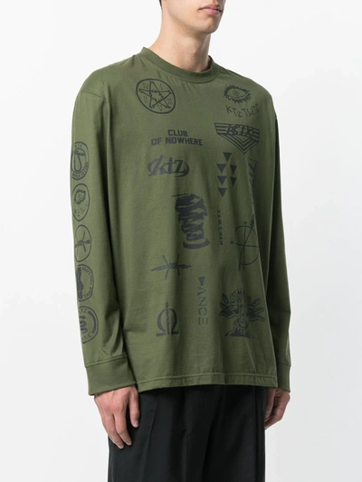Shop Ktz Multi-stamp Sweatshirt In Green