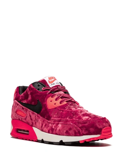 Shop Nike Air Max 90 Anniversary Sneakers In Red