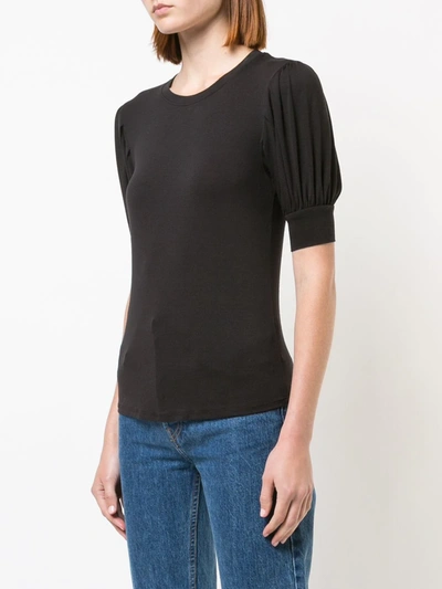 Shop Frame Round Neck T-shirt In Black