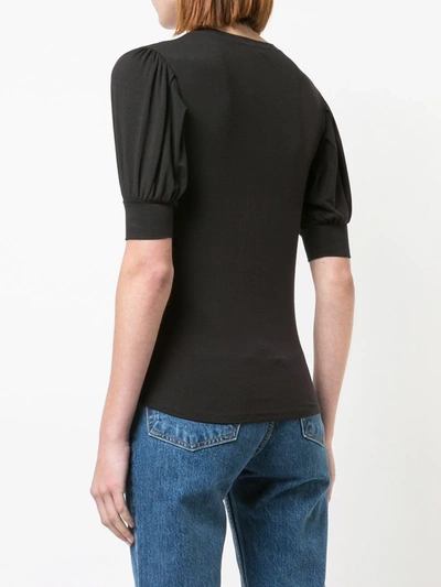 Shop Frame Round Neck T-shirt In Black