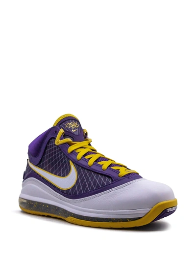 Nike Air Max Lebron 7 "media Day" Sneakers In Purple
