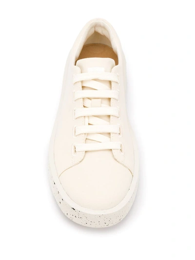Shop Camper Together Ecoalf Lace-up Trainers In Neutrals