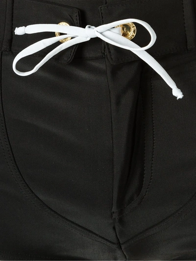 Amir Slama Panelled Drawstring Trunks In Black