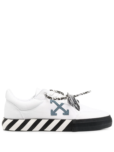 Shop Off-white Vulcanized Low-top Sneakers In White