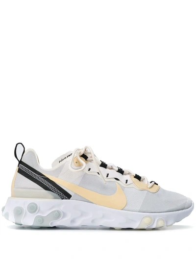 NIKE REACT ELEMENT 55 TRAINERS - 白色