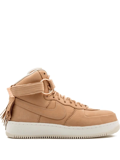 Shop Nike Air Force 1 High Sl "5 Decades Of Basketball" Sneakers In Neutrals