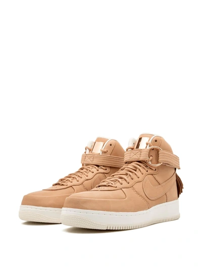 Shop Nike Air Force 1 High Sl "5 Decades Of Basketball" Sneakers In Neutrals