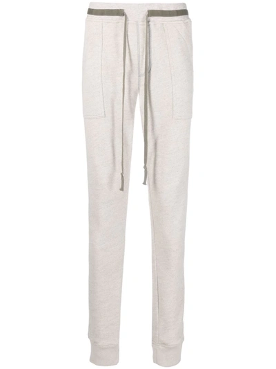 Shop Greg Lauren Drawstring-waist Sweatpants In Nude