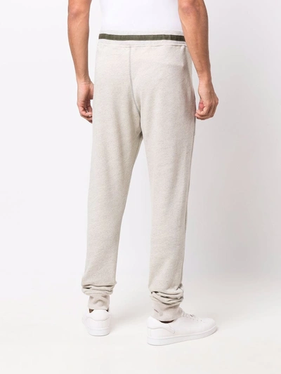 Shop Greg Lauren Drawstring-waist Sweatpants In Nude