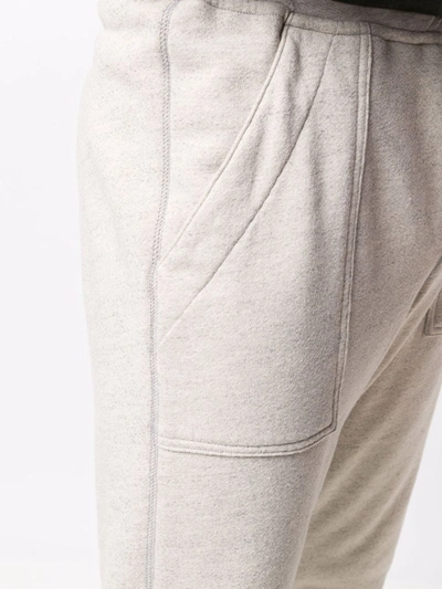 Shop Greg Lauren Drawstring-waist Sweatpants In Nude