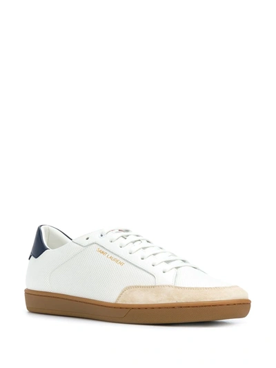 Shop Saint Laurent Court Classic Sl/10 Sneakers In White