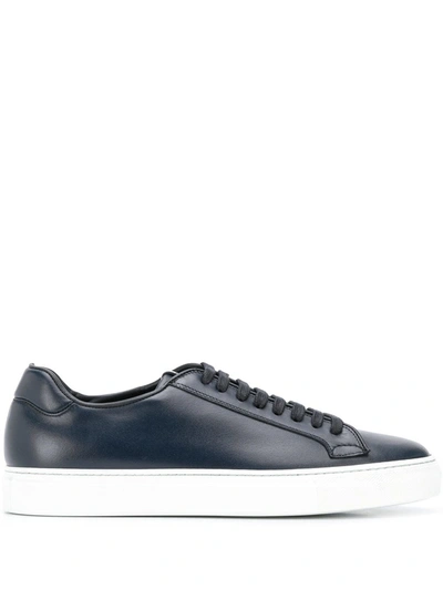 Shop Scarosso Low Top Ugo Sneakers In Blue