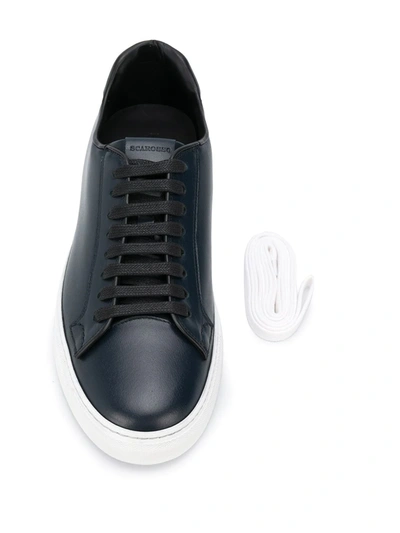 Shop Scarosso Low Top Ugo Sneakers In Blue