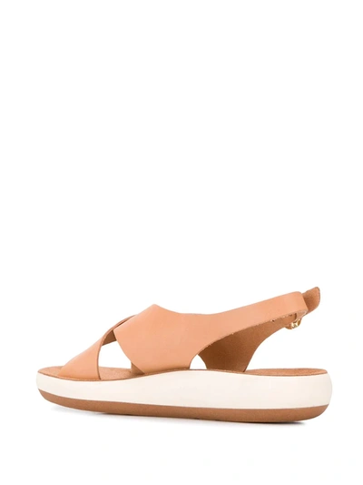 Ancient Greek Sandals Maria Platform Sandals In Neutrals