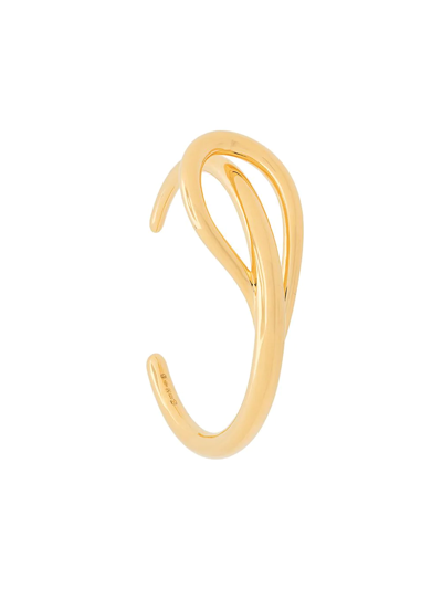 Shop Charlotte Chesnais Needle Bracelet In Gold