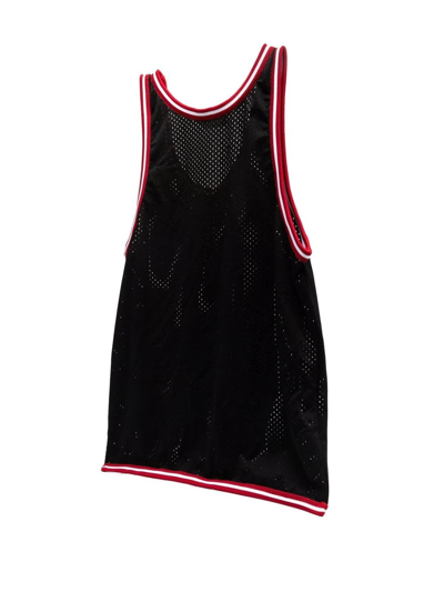 Shop Marni Basketball Logo-print Tote Bag In Black