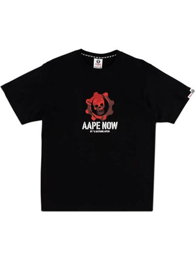 Shop Aape By A Bathing Ape X Xbox Gears 5 T-shirt In Black