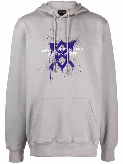 Daily Paper Gray Lukus Hooded Sweatshirt In Grau