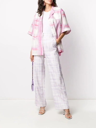 Shop Jacquemus Le Pantalon Estero Trousers In Purple