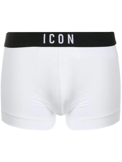 DSQUARED2 ICON BOXERS - 白色
