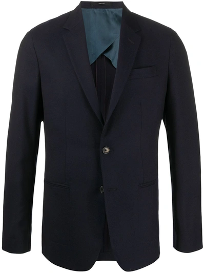 Shop Paul Smith Tailored Blazer Jacket In Blue