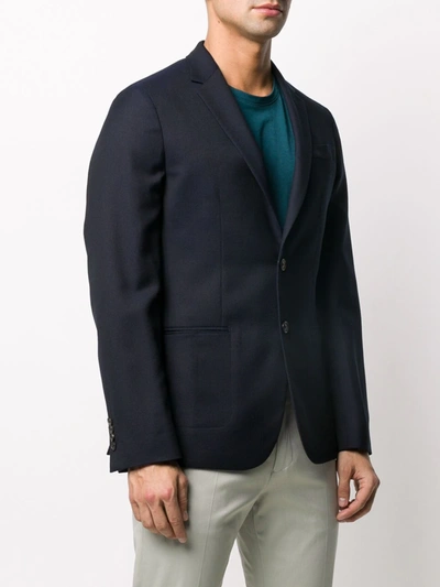 Shop Paul Smith Tailored Blazer Jacket In Blue