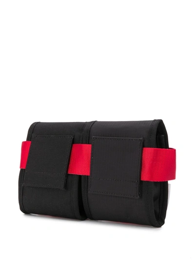 OFF-WHITE Nylon Two Pocket Belt Bag Black 1227128
